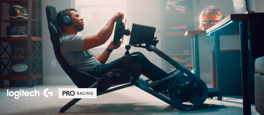 Volant Logitech G PRO Racing Wheel PS/PC černý Závodní sestava s volantem Logitech G PRO Racing Wheel a ergonomickým kokpitem