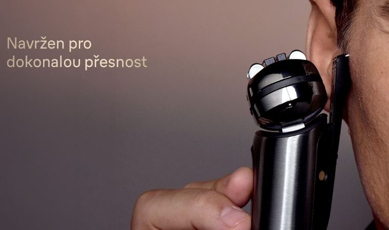 Holicí strojek Braun NEVO15010C se přizpůsobí každému tvaru obličeje.