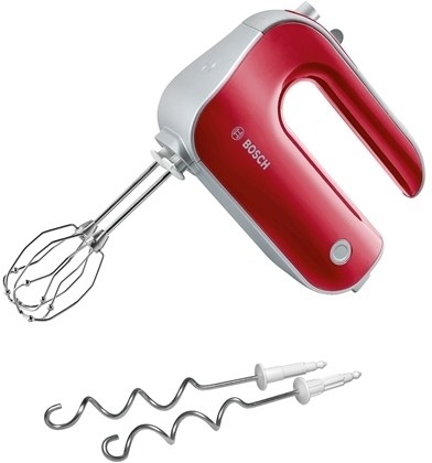 Ruční šlehač Bosch MFQ40303 stříbrný/červený