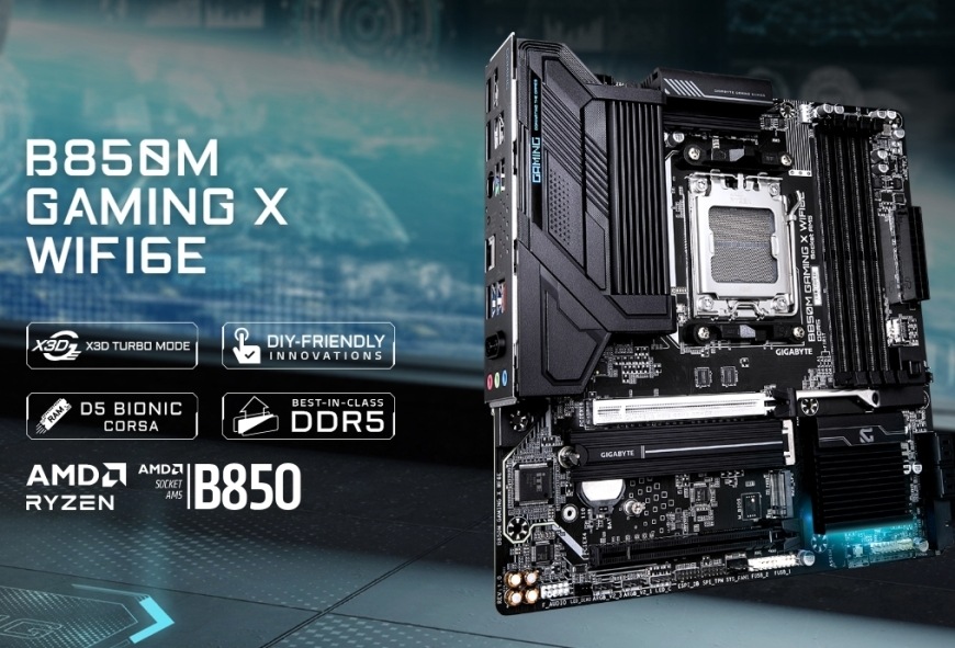 Základní deska GIGABYTE B850M GAMING X WF6E Základní deska GIGABYTE B850M GAMING X WF6E