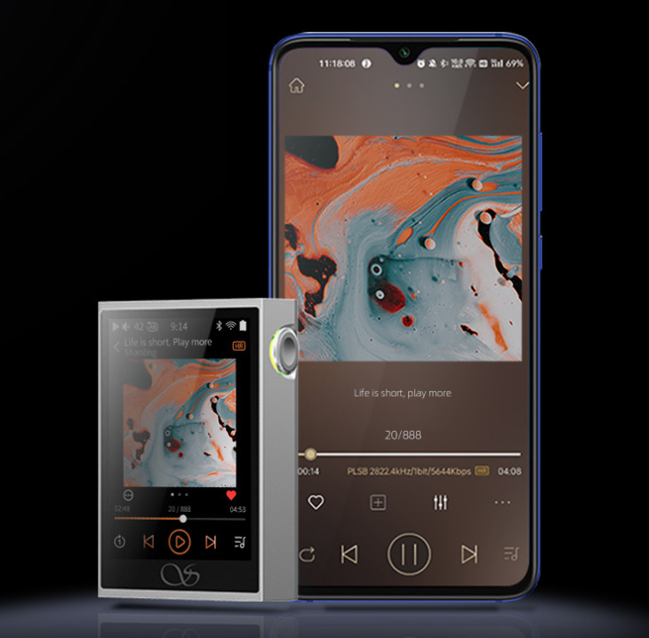 HiFi přenosný digitální přehrávač Shanling M1 Plus černý HiFi přenosný digitální přehrávač Shanling M1 Plus černý