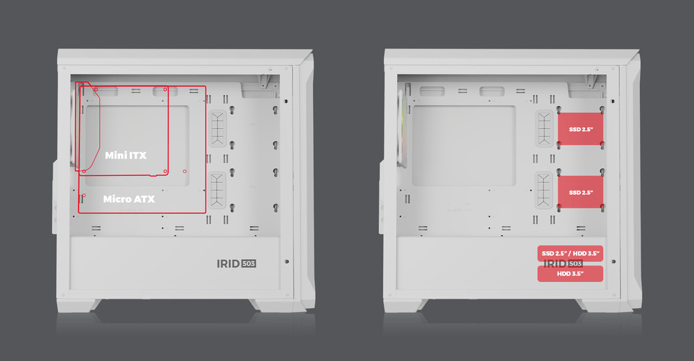Genesis IRID 503 V2 ARGB LITE (NPC-2224)