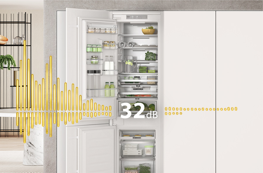 Chladnička kombinovaná Whirlpool WHC20D011B2, vestavná, technologie ZenInverter