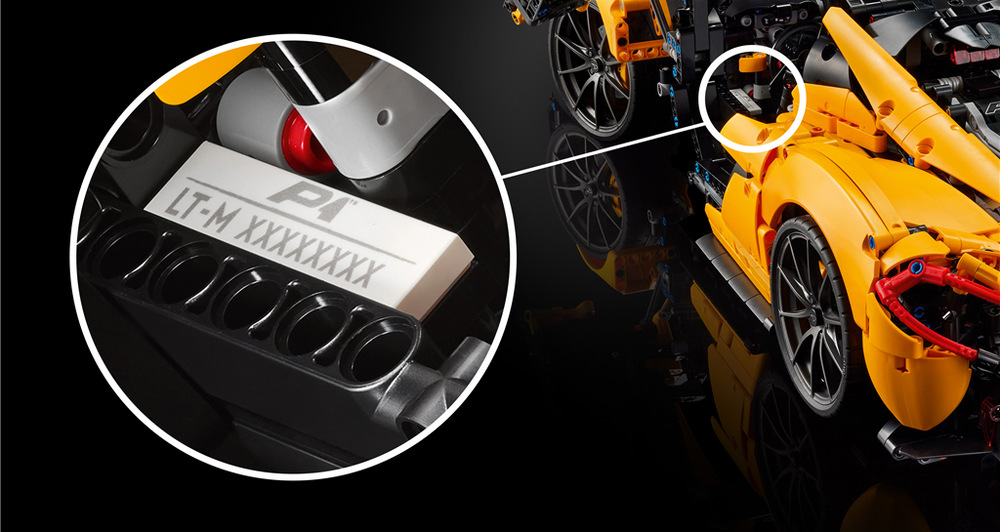 Stavebnice LEGO® Technic 42172 McLaren P1™ Sériové číslo, 3D návod v aplikaci LEGO Builder a působivé zpracování potěší sběratele i milovníky superaut.