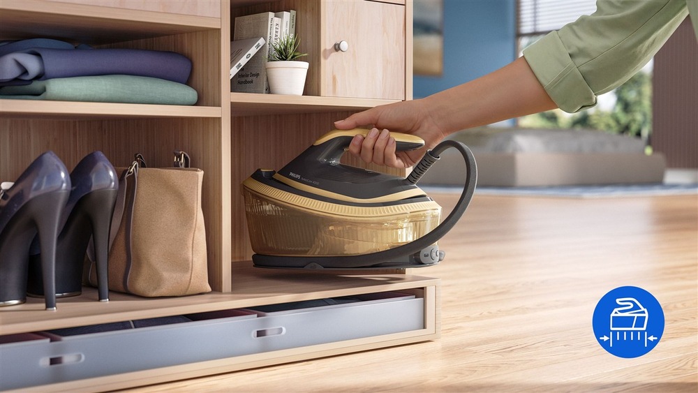 S žehlicím systémem Philips PSG4040/80 se vám bude dobře pracovat. A to především díky žehlicí ploše SteamGlide Plus, která využívá pokročilou nanotitanovou vrstvu.