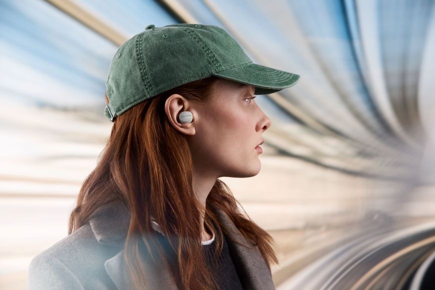 Sluchátka Bowers & Wilkins Pi6 - světle šedá Sluchátka Bowers & Wilkins Pi6 - světle šedá