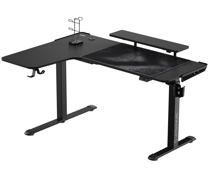 Herní stůl ULTRADESK WINGER - černý