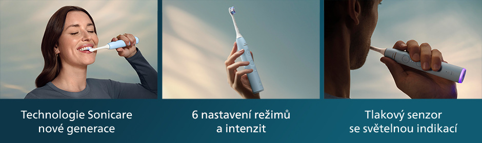 Zubní kartáček Philips Sonicare 6100 HX7406/01 modrý