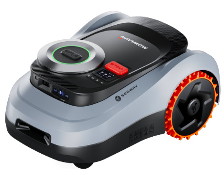 Robotická sekačka Segway Navimow i210E Lidar Horní LiDAR modul a ovládací panel Segway Navimow i210E