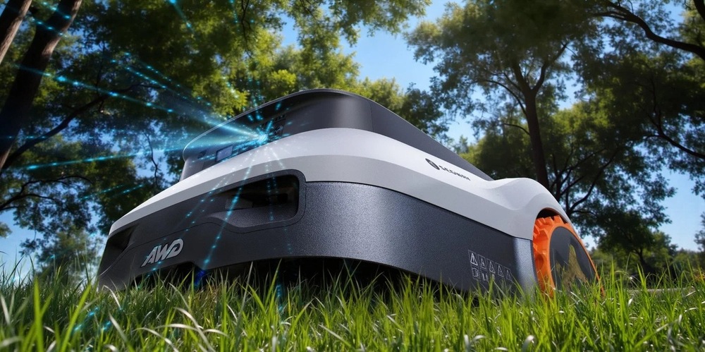 Segway Navimow i210E LiDAR Pro seká trávu 