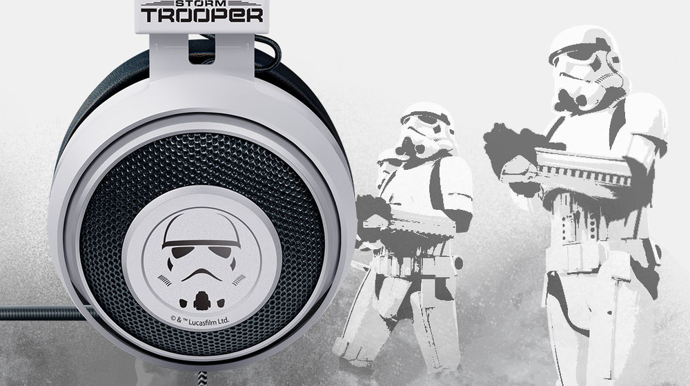 Headset Razer Kraken - Stormtrooper Ed. černý/bílý Headset Razer Kraken - Stormtrooper Ed. černý/bílý