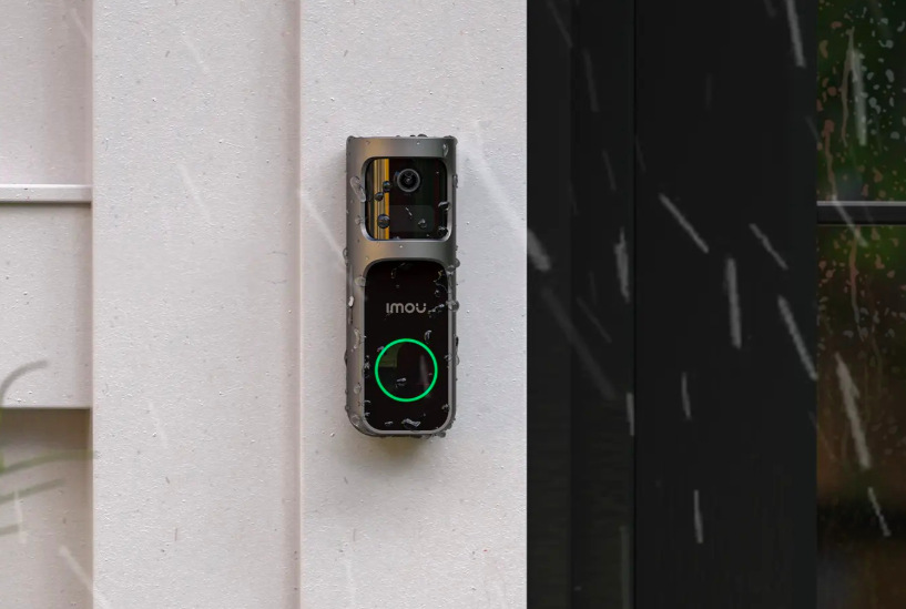 Videozvonek Imou Doorbell 2S Kit černý Videozvonek Imou Doorbell 2S odolný proti dešti při venkovním používání