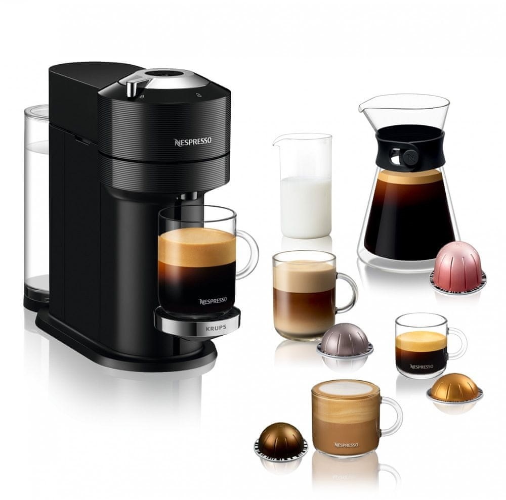 Kapslový kávovar Krups Nespresso Vertuo Next XN910810 černé