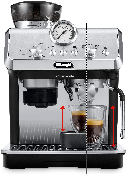 Pákový kávovar De'Longhi La Specialista ARTE EC9155.MB černý/stříbrný Espresso De'Longhi EC 9155 MB La Specialista ARTE