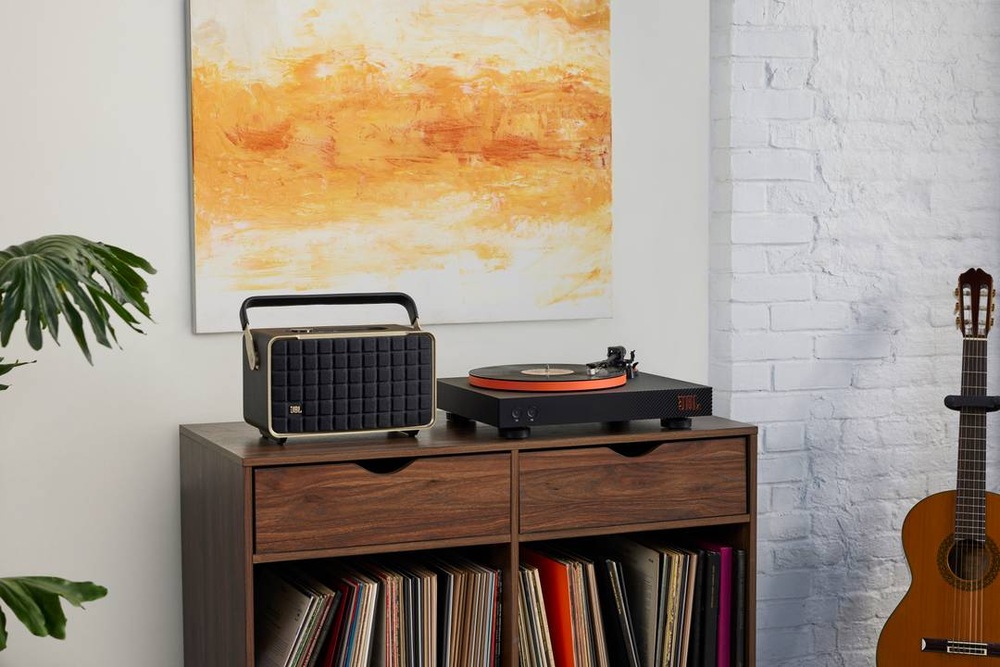 Gramofon JBL Spinner BT černý/oranžový