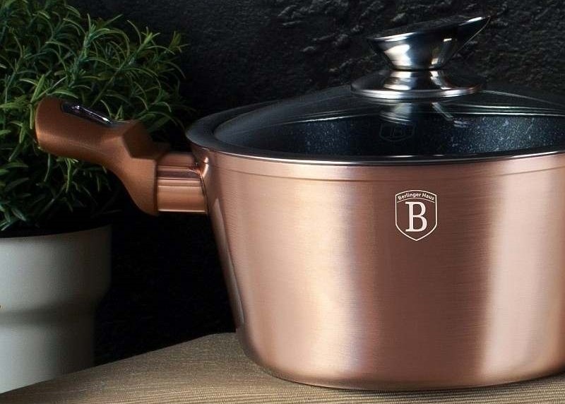 Sada nádobí Berlinger Haus BH-1220 Copper Metallic Line, 10 ks