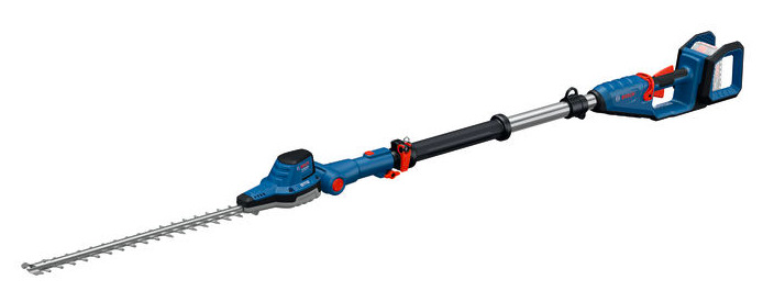 Nůžky na živý plot Bosch Professional GHE 18V-50 TP (bez baterie) Teleskopické nůžky na živý plot Bosch Professional GHE 18V-50 TP v plně rozloženém stavu