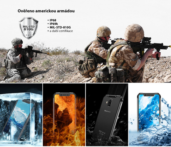 Mobilní telefon iGET BLACKVIEW GBV9600 Pro 2019 černý