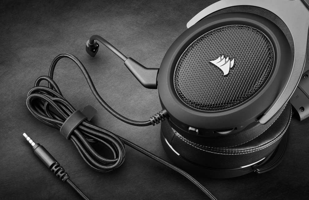 Headset Corsair HS60 Pro Surround černý/žlutý