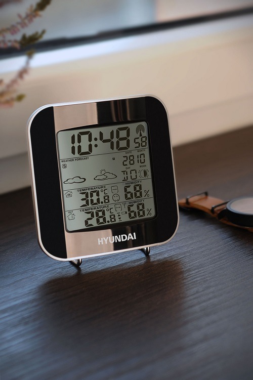 Meteorologická stanice Hyundai WS 8236 černá/stříbrná