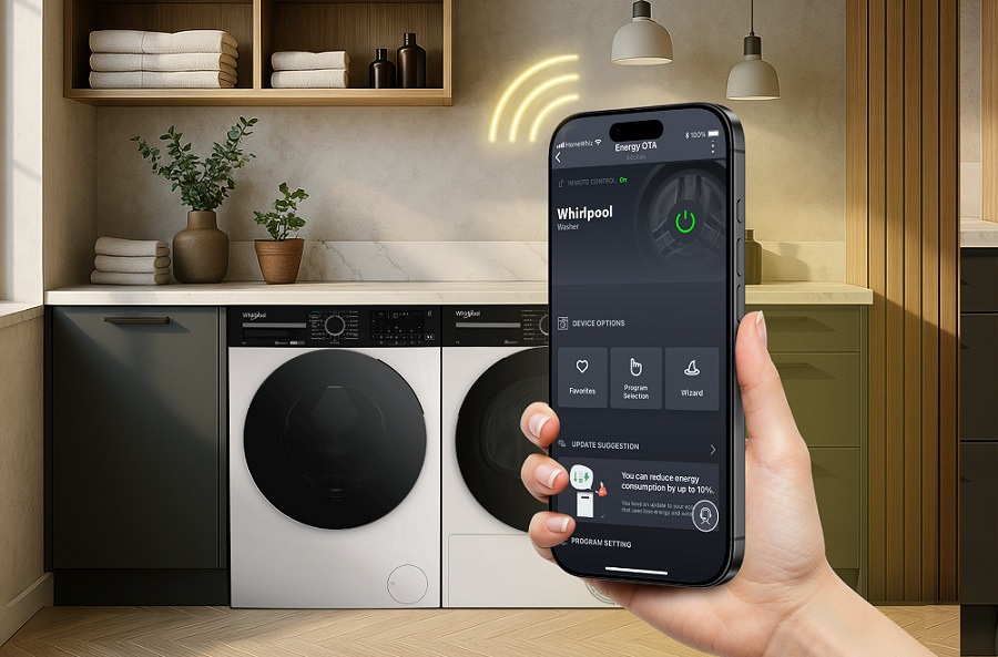 Pračka Whirlpool WAM 764KB CS, chytrá aplikace HomeWhiz