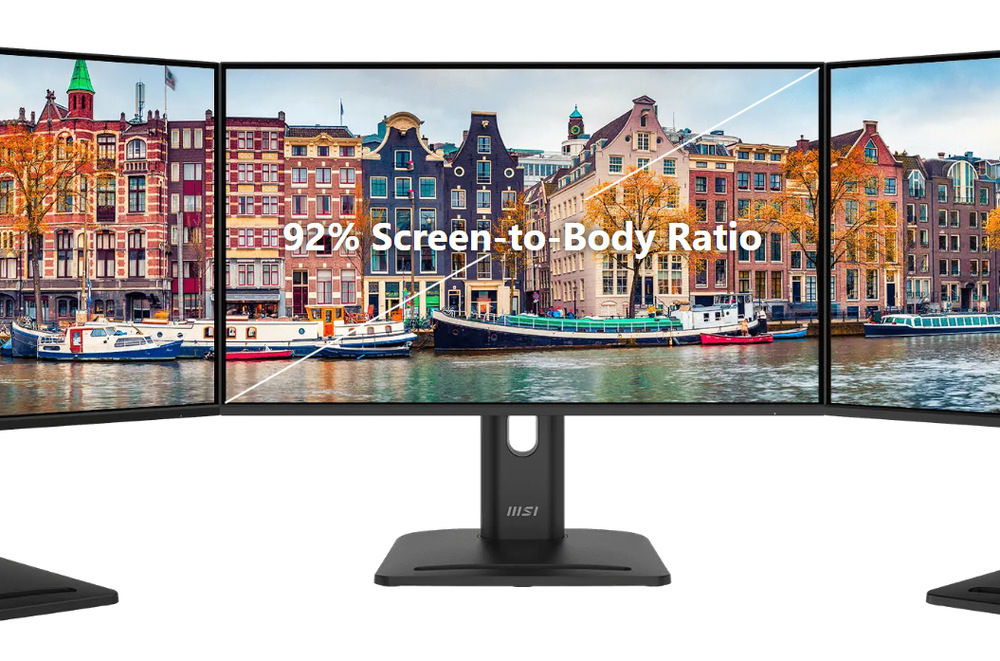 MSI Pro MP245PG E14 těží i z minimalizovaných rámečků kolem displeje