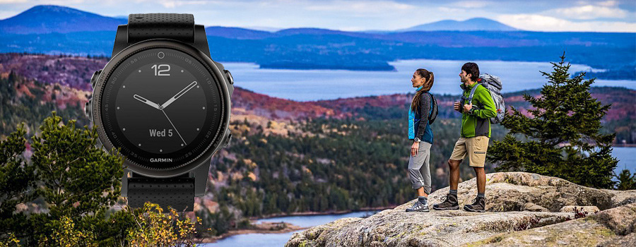 Chytré hodinky Garmin Fenix 5S Sapphire černé/šedé