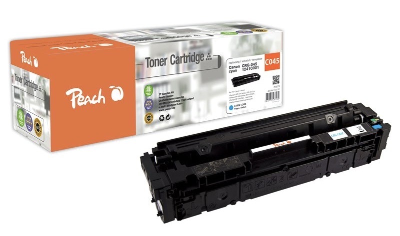 Toner Peach Canon CRG-045, 1300 stran azurový