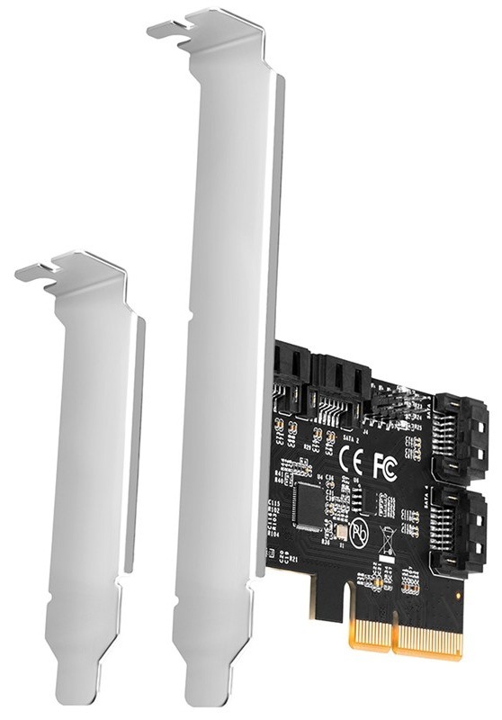Řadič Axagon PCES-SA4X4 - 4x SATA 6G port