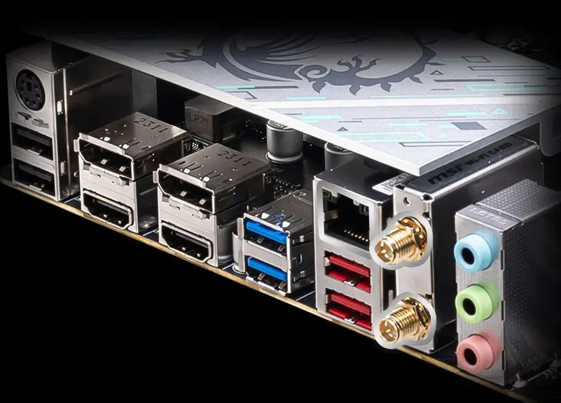 MSI B760M GAMING PLUS WIFI podporuje moderní kabelové i bezdrátové připojení