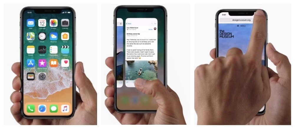 Mobilní telefon Apple iPhone X 256 GB - Silver