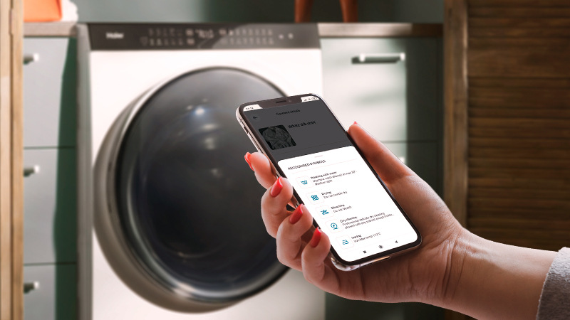 Pračka se sušičkou Haier SuperDrum HWD100BD1499U1N bílá