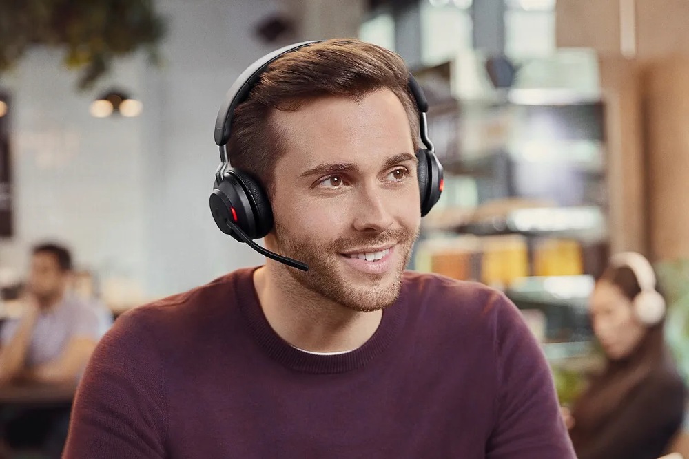 Headset Jabra Evolve2 65, USB-A, MS teams, Stereo, DeskStand černý