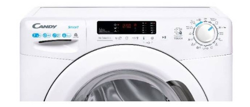 Pračka se sušičkou Candy CSWS 4752DWE/1-S bílá Ovládání