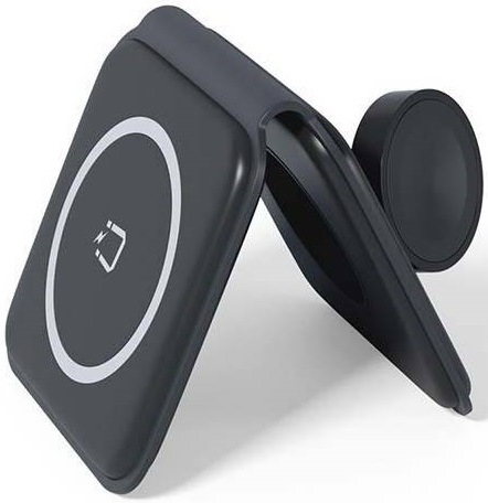 Bezdrátová nabíječka Spello by Epico 2v1 Portable Wireless, skládací černá