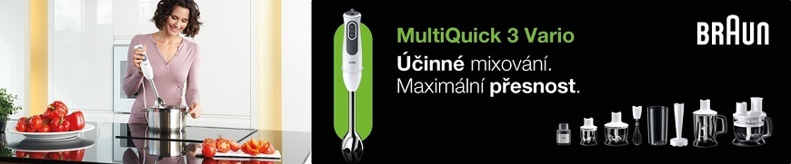 Ponorný mixér Braun MultiQuick 3 Vario MQ3100WH PLUS šedý/bílý Ponorný mixér Braun MultiQuick 3 Vario MQ3100WH PLUS šedý/bílý