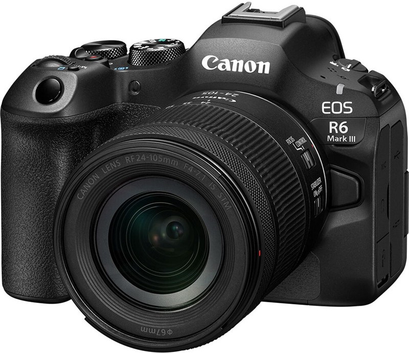 Bezzrcadlovka Canon EOS R6 Mark III + RF 24–105 mm STM, černá barva
