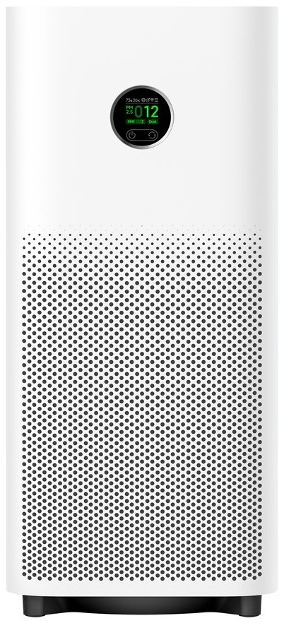 Čistička vzduchu Xiaomi Mijia Smart Air Purifier 6 z čelní strany s viditelným displejem