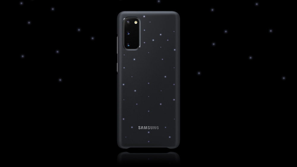 Kryt na mobil Samsung LED Cover na Galaxy S20 černý Kryt na mobil Samsung LED Cover na Galaxy S20 černý
