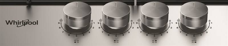 Varná deska plynová Whirlpool TGML 651 IX, nerez