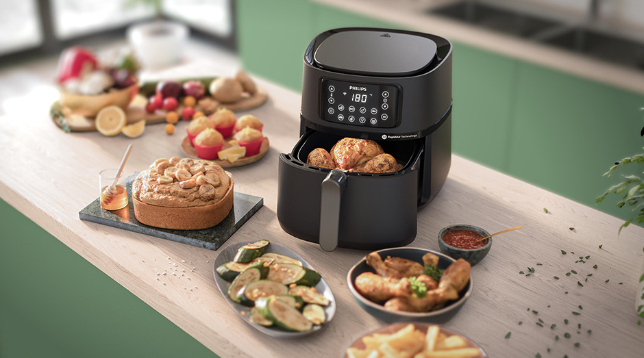 Fritéza horkovzdušná Philips Airfryer 7,2 l, Connected HD9285/96 černá Philips Series 5000 Airfryer XXL Connected 16 v 1 HD9285/96