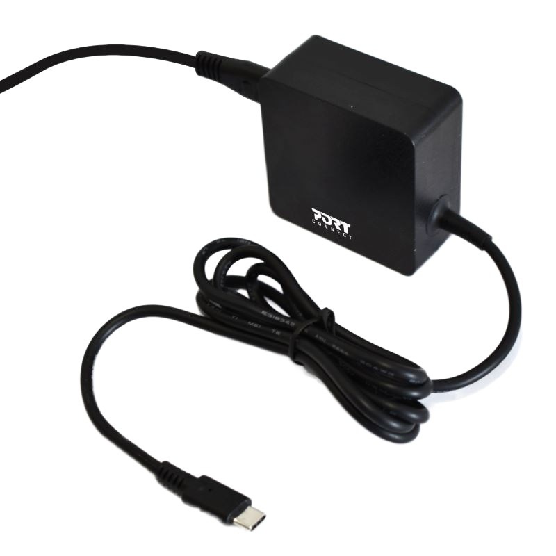 Napájecí adaptér PORT CONNECT 45W, USB-C plug černý