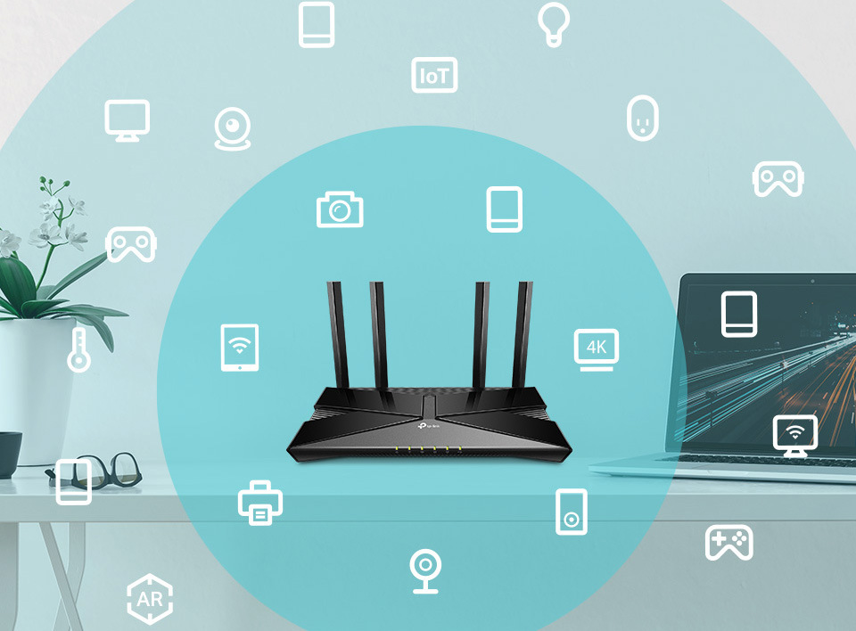 Router TP-Link Archer AX1500 černý