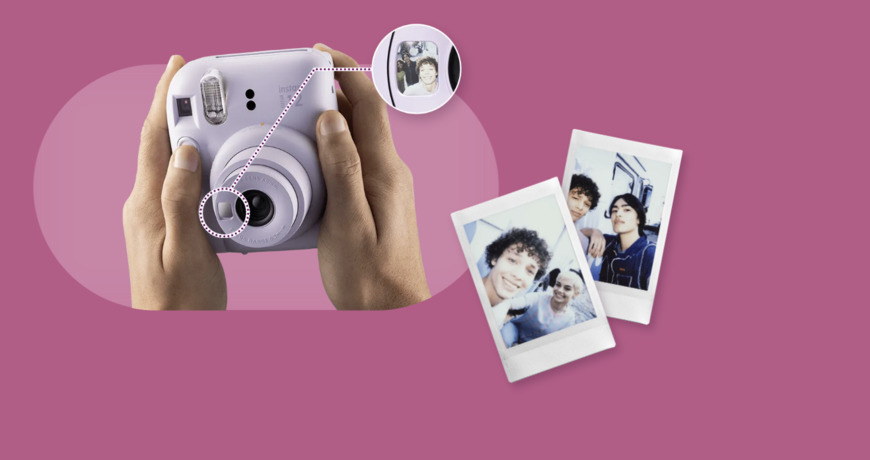 Instantní fotoaparát Fujifilm Instax mini 12 ACC kit modrý Fujifilm Instax mini 12 ACC kit, modrá