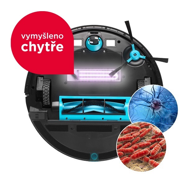Robotický vysavač Concept Perfect Clean VR2020 3 v 1 Gyro Defender UVC Robotický vysavač Concept Perfect Clean VR2020 3 v 1 Gyro Defender UVC