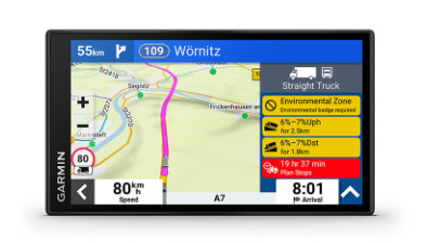 Navigační systém GPS Garmin dezl LGV610 Europe45 černý