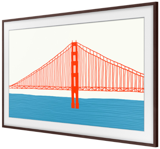 Výměnný rámeček Samsung pro Frame TV s úhlopříčkou 65" - hnědý