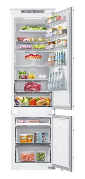 Chladnička s mrazničkou Samsung BRB80F30ADS0EO bílá Lednice Samsung BRB80F30ADS0EO bílá - otevřená lednice