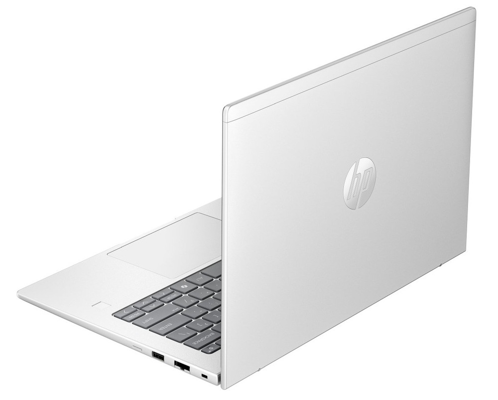 Notebook HP ProBook 4 G1i 14" stříbrný Notebook HP ProBook 4 G1i 14" otevřený zezadu