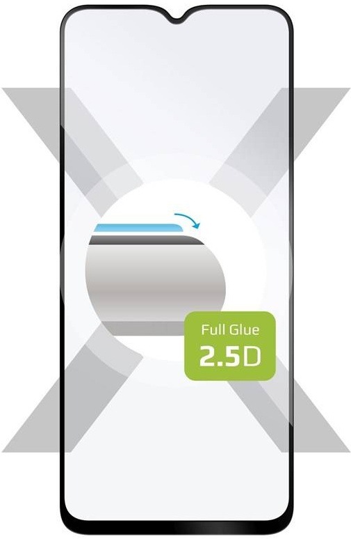Tvrzené sklo FIXED Full-Cover na Oppo A54s černé